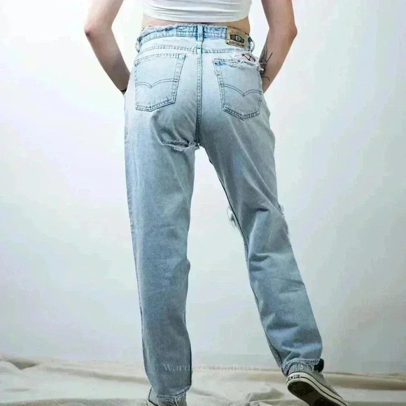 Vintage 90s THRASHED Ripped Distressed Levi Silvertab Baggy Jeans - Picture 7 of 14